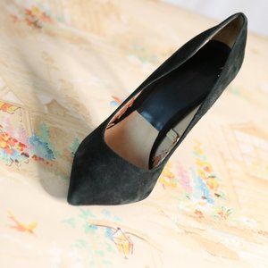ZARA Basic Black Suade Pump